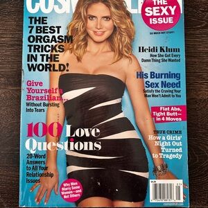 2010 MAY COSMOPOLITAN MAGAZINE - HEIDI KLUM - FRONT COVER